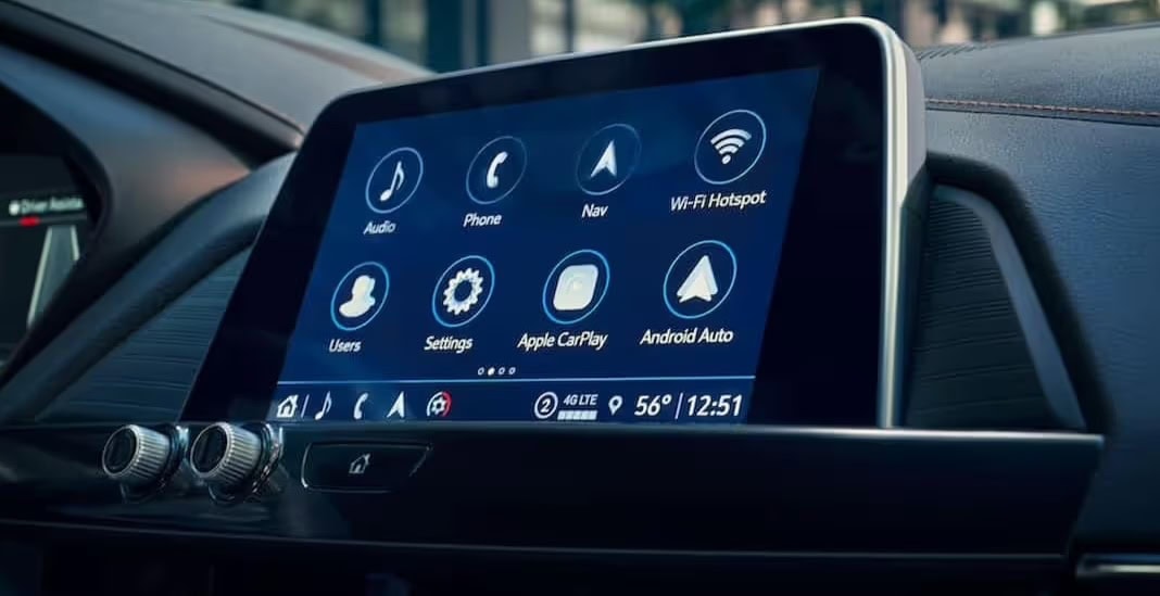 2020 Cadillac CT4 infotainment screen upgrade with Wireless CarPlay and Android Auto