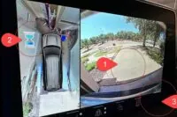 GM Video Processing Module showing hourglass icon and missing parking guidelines due to programming issue