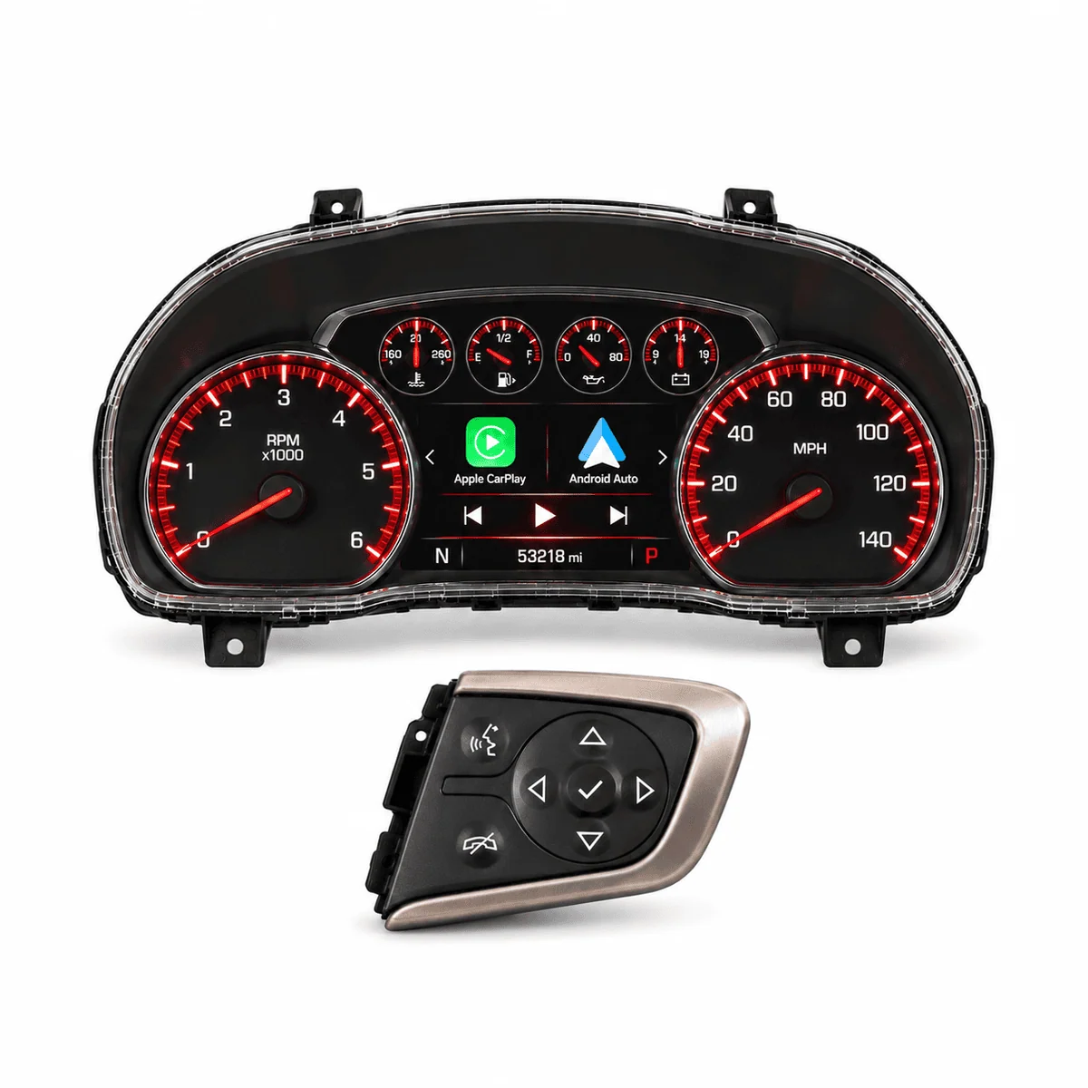 2014-15.5 Denali Cluster CarPlay & Android Auto Steering Wheel Controls Programming Service (K2)